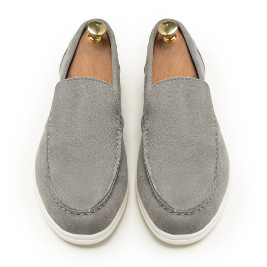 SAMAS Leather Suede Loafers