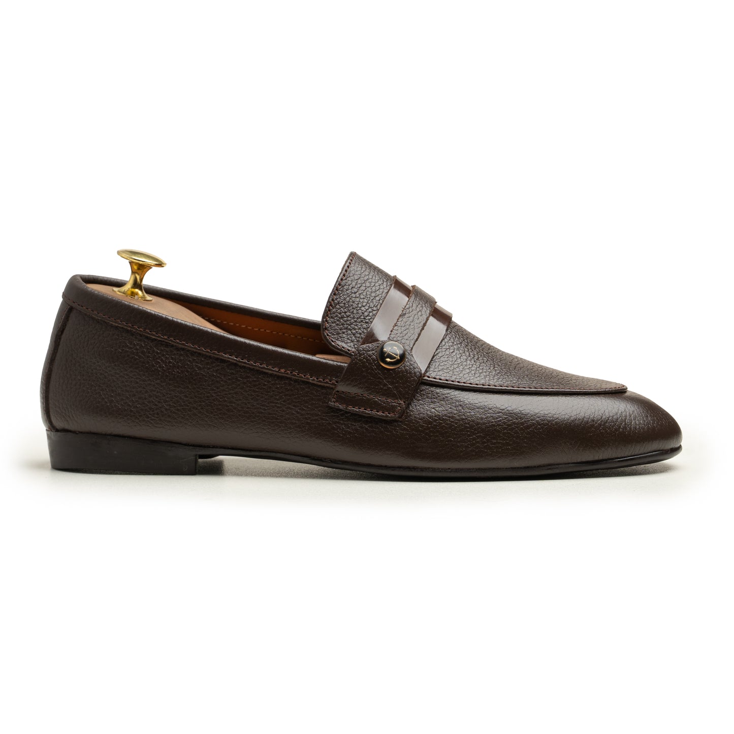 SAMAS Leather Classic Brown Dress Shoes
