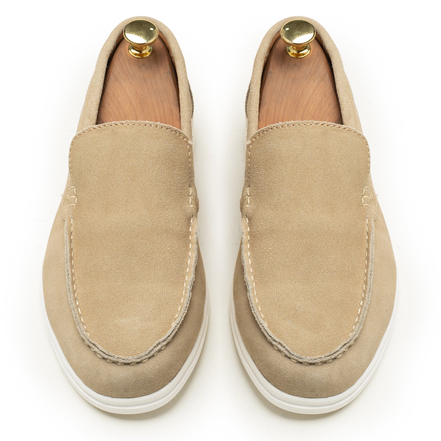 SAMAS Leather Suede Loafers