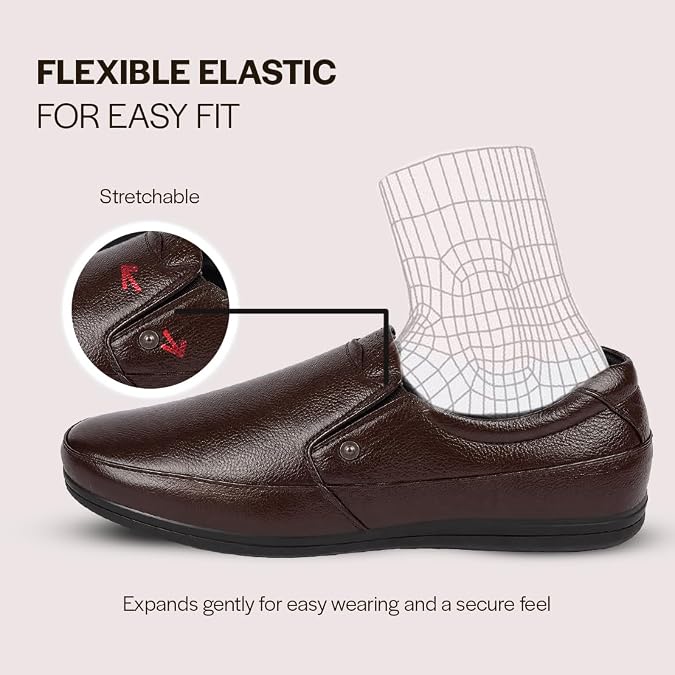 Men’s Formal Slip On Shoes for Office Wear | Comfortable Daily Work & Business Meeting Shoes | Professional Formal Footwear for Long Working Hours