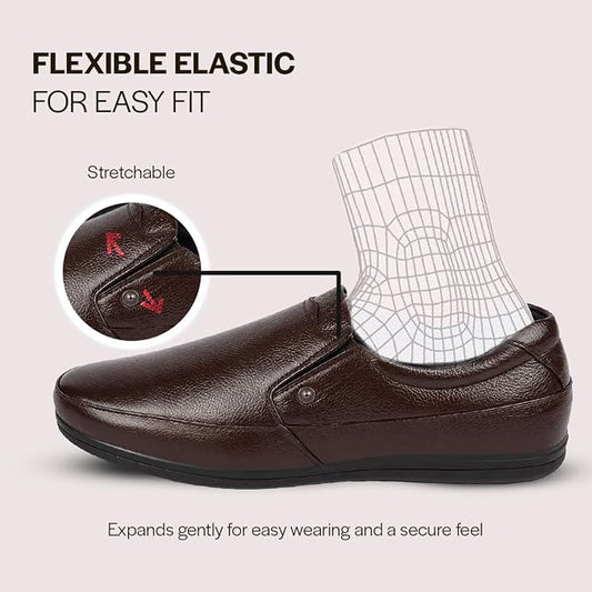Men’s Formal Slip On Shoes for Office Wear | Comfortable Daily Work & Business Meeting Shoes | Professional Formal Footwear for Long Working Hours