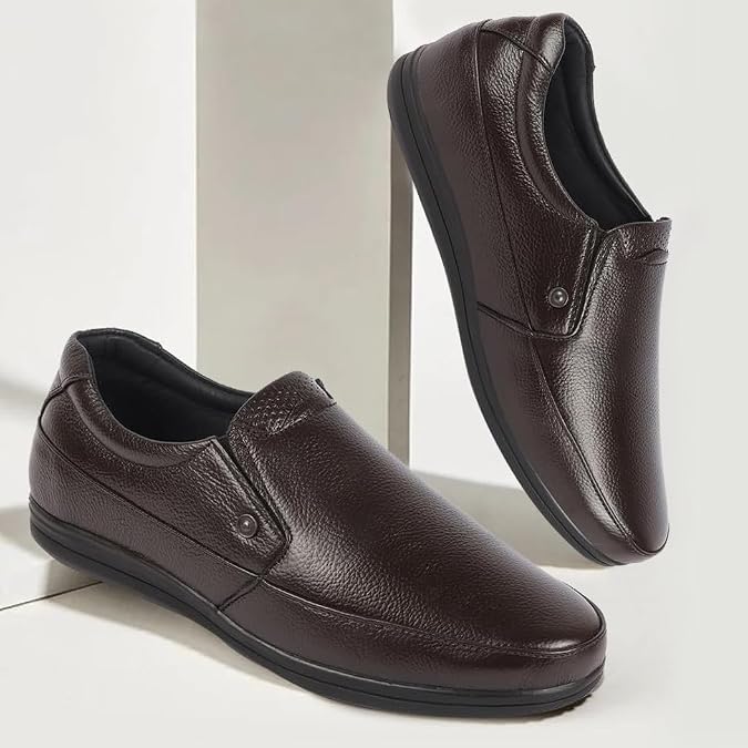 Men’s Formal Slip On Shoes for Office Wear | Comfortable Daily Work & Business Meeting Shoes | Professional Formal Footwear for Long Working Hours